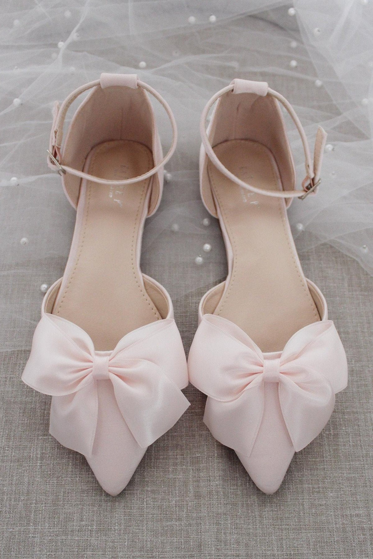Women Blush Pink, Wedding Shoes, Bridesmaids Shoes, Party Shoes ...