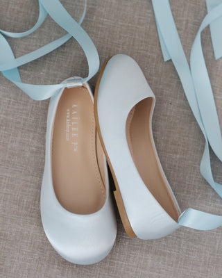Light Blue kids flats