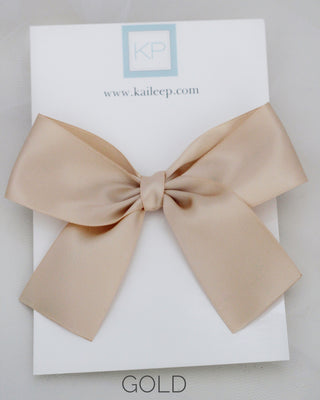 Satin Bow Hair Clips for Girls