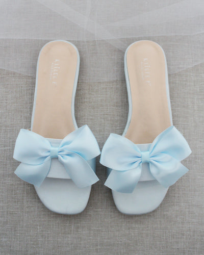 light blue wedding sandals
