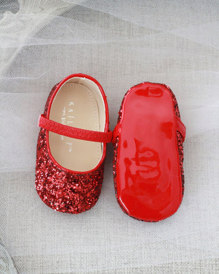 Glitter Baby Shoes Holiday Gift Set (1 PAIR)Kids Shoes