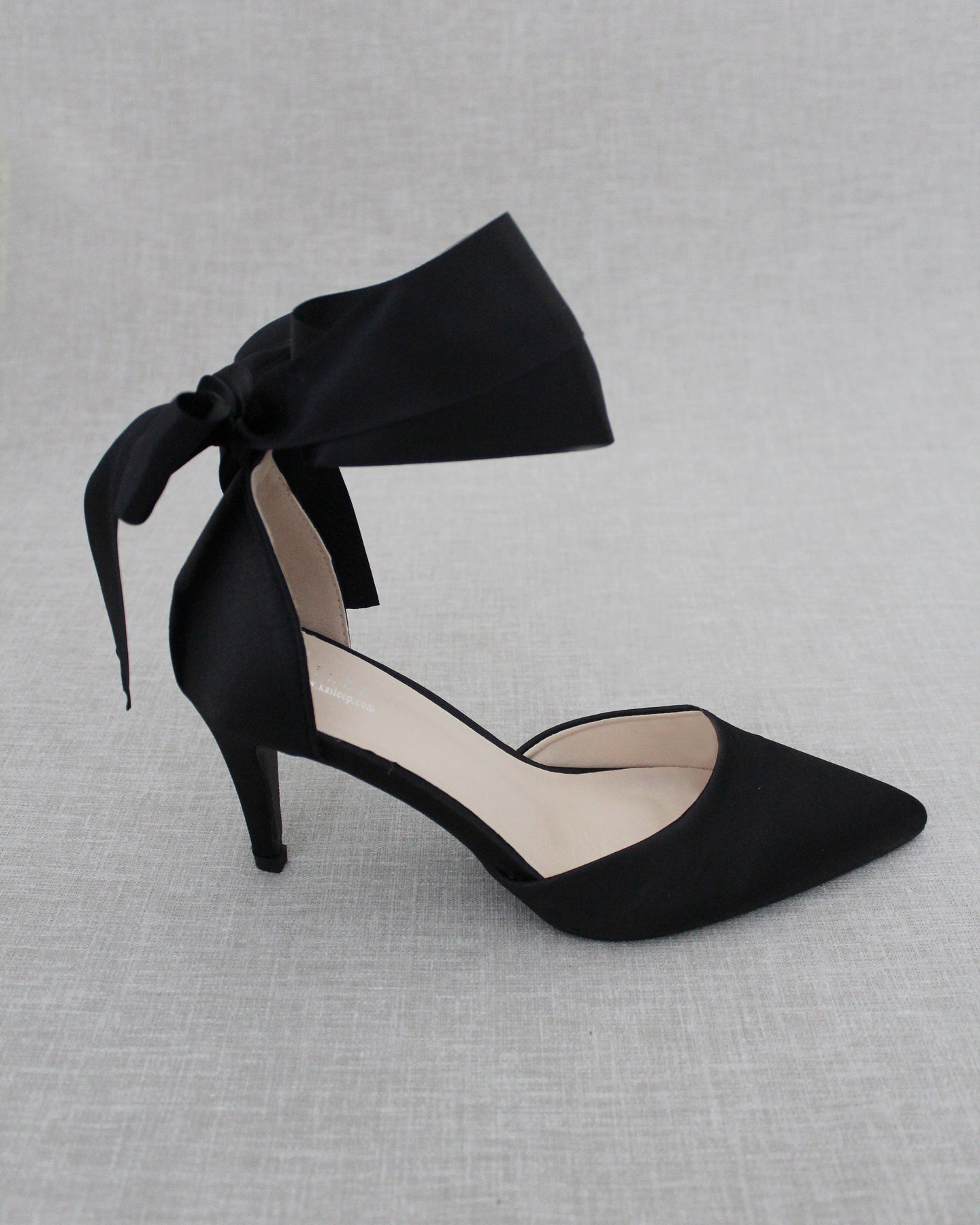 High Heels Ribbon High Heels With Ankle Ribbon Tie at Katrina Bates blog