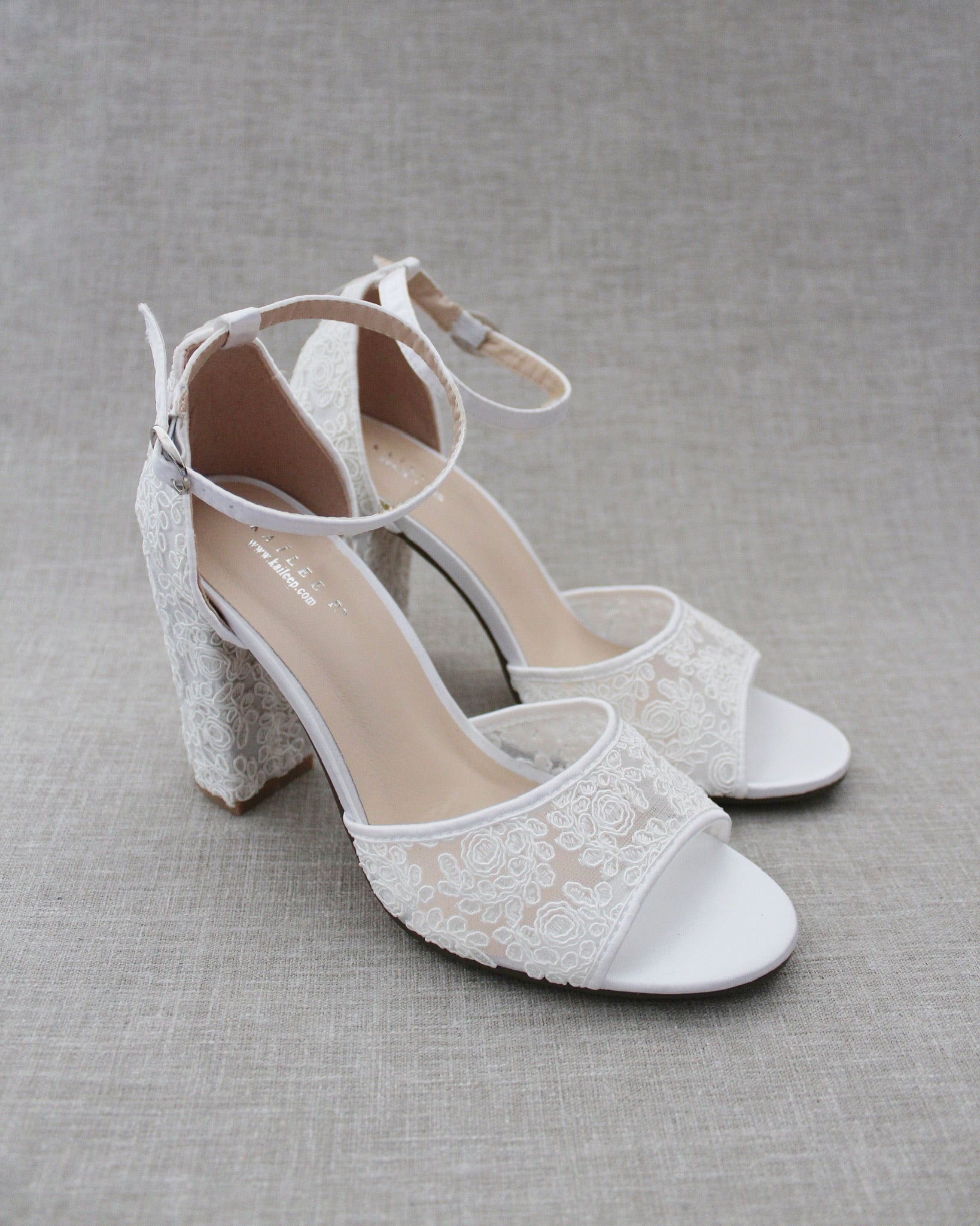 Block Heels Women Wedding Shoes Bridal Shoes Bridesmaid Shoes 5