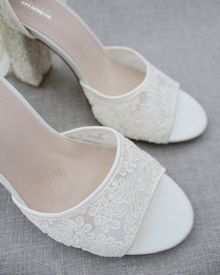 Ivory wedding shoes