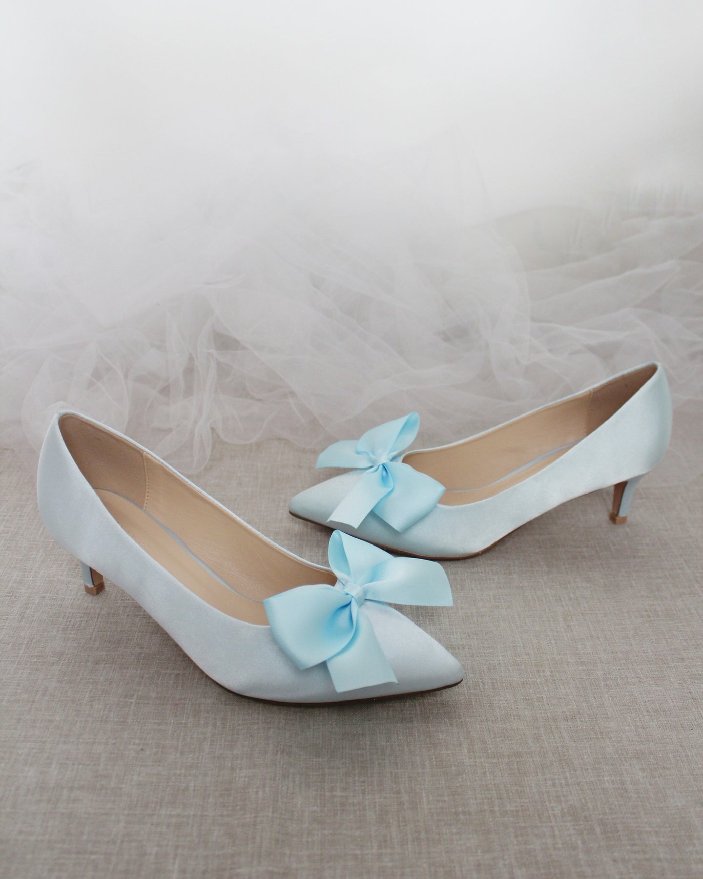 Lt. Blue Bridal Satin