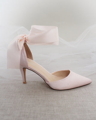Evening Heels With Ankle Ribbon