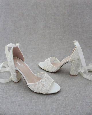 Ivory wedding shoes