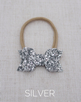 Silver Rock Glitter Hair Clip or Shoe ClipHair Clips
