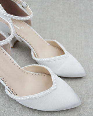 ivory pearl wedding shoes