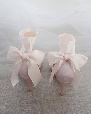 Evening Heels With Ankle Ribbon