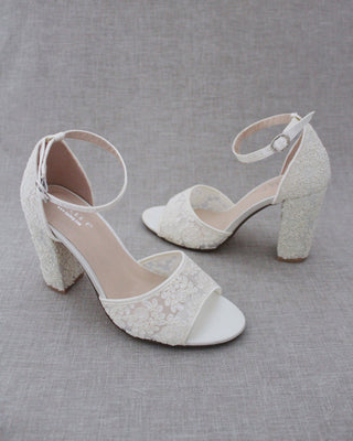 Ivory wedding shoes