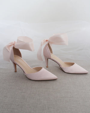 Evening Heels With Ankle Ribbon