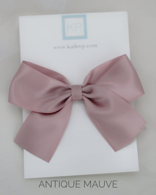 Satin Bow Hair Clips for Girls