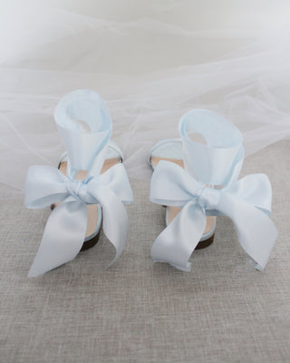 light blue wedding sandals