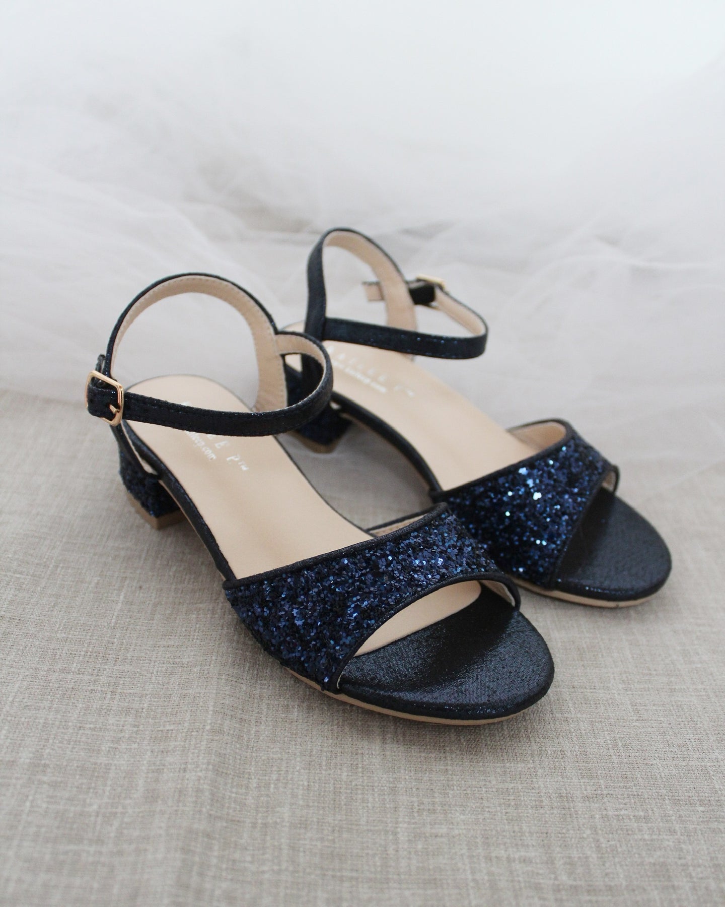 LADIES NAVY BLUE LACE HIGH HEEL PEEP TOE SHOES PUMPS EVENING DRESS HEELS  3-8 | eBay