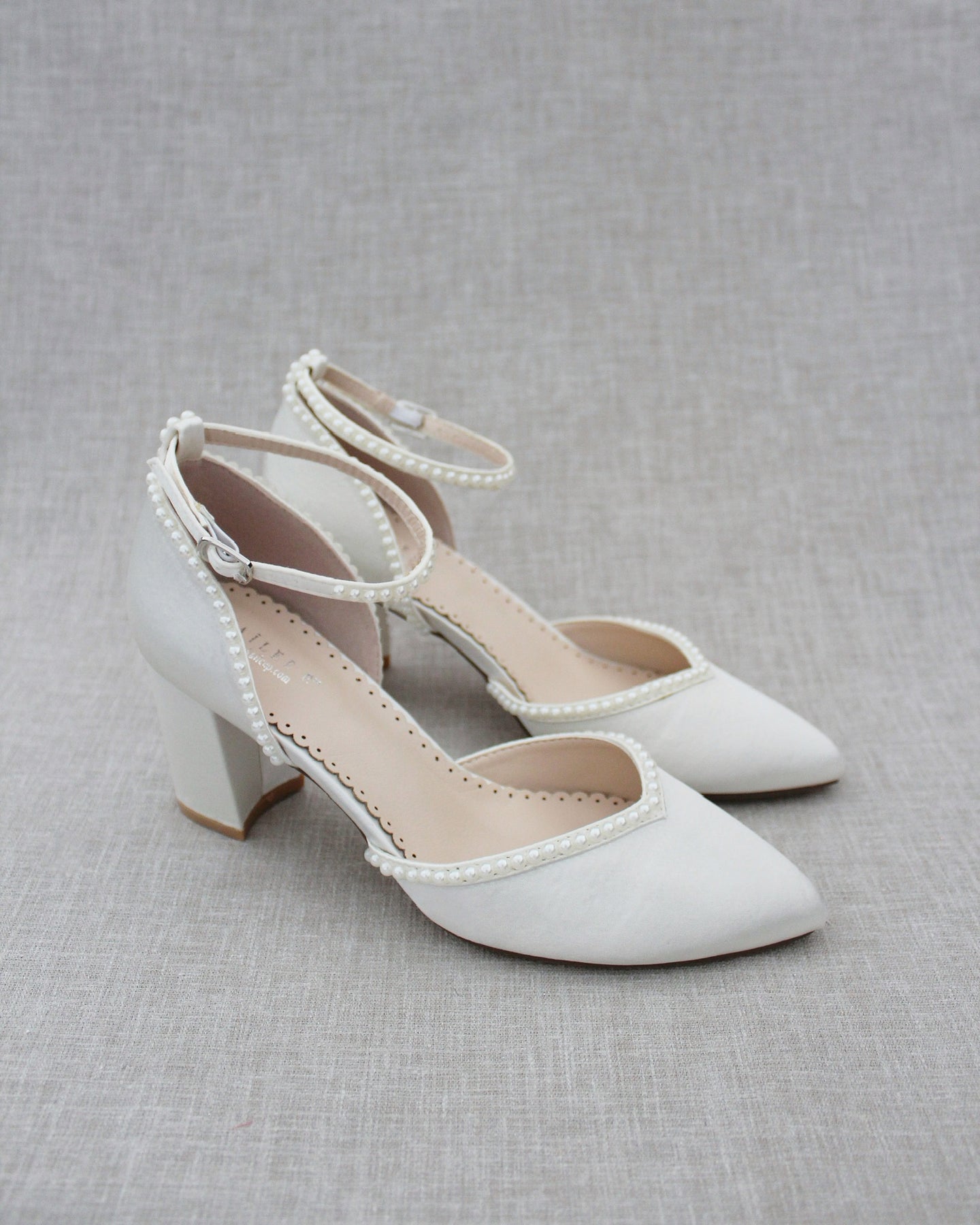 Dana - Ivory Lace Wedding Shoes – Prologue Shoes