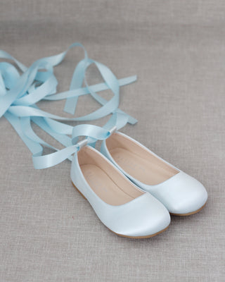 Light Blue kids flats