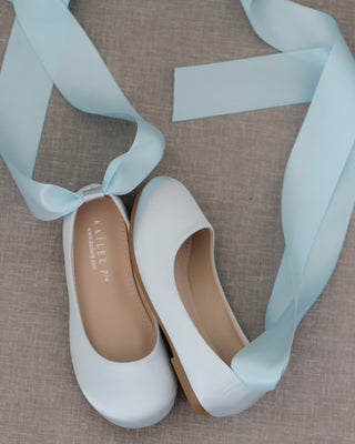 Light Blue kids flats