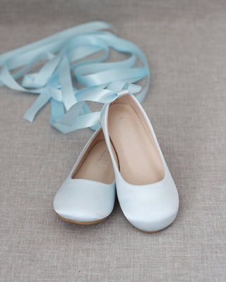 Light Blue kids flats