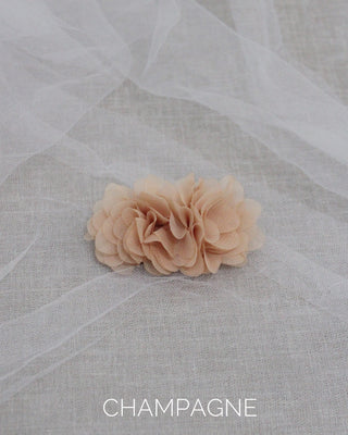 Chiffon Flower Hair Clip or Barrette for GirlsHair Clips