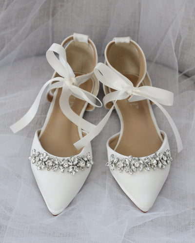 off white bridal shoes