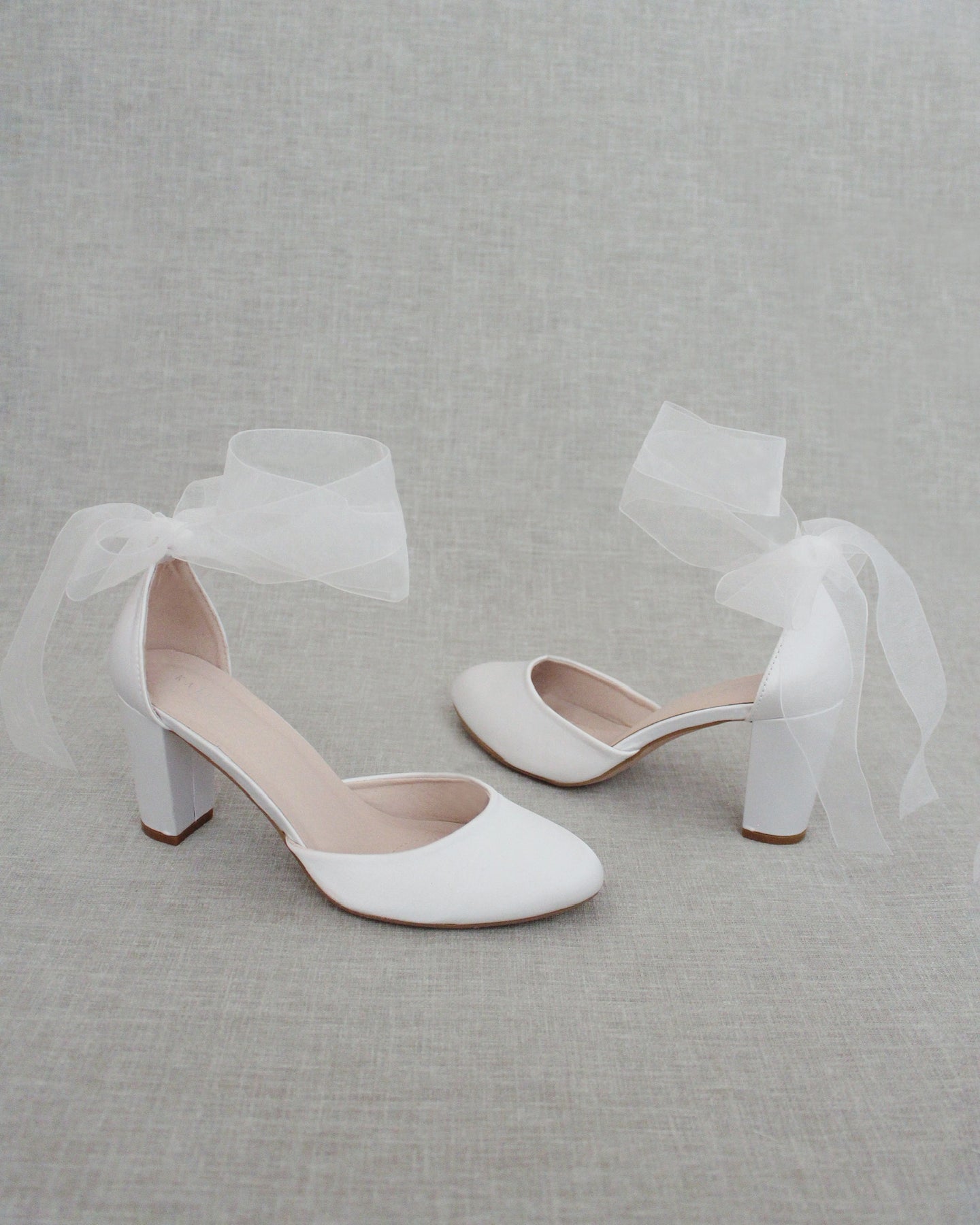 White sale small heels
