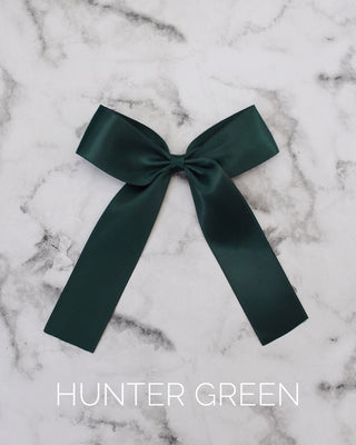 Long Tail Satin Hair Bows