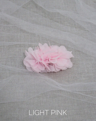 Chiffon Flower Hair Clip or Barrette for GirlsHair Clips