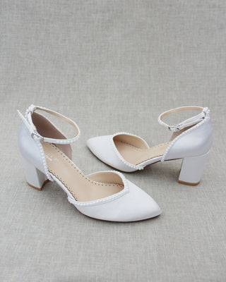 ivory pearl wedding shoes