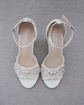 Ivory wedding shoes