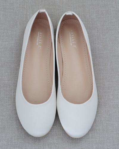 ivory wedding flats