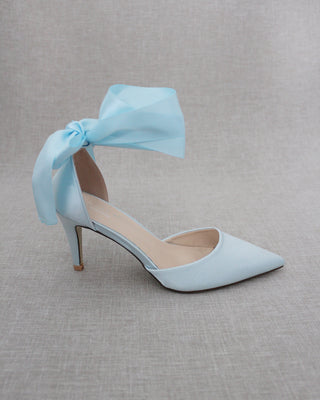 light blue women heels