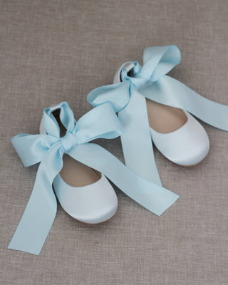 Light Blue kids flats