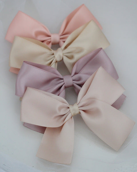 Satin Bow Hair Clips for Girls - Hair Accessories, Hair Bow display picture 3