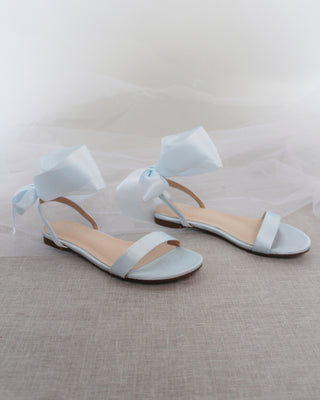 light blue wedding sandals