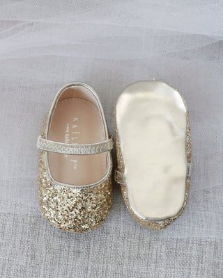 Glitter Baby Shoes Holiday Gift Set (1 PAIR)Kids Shoes