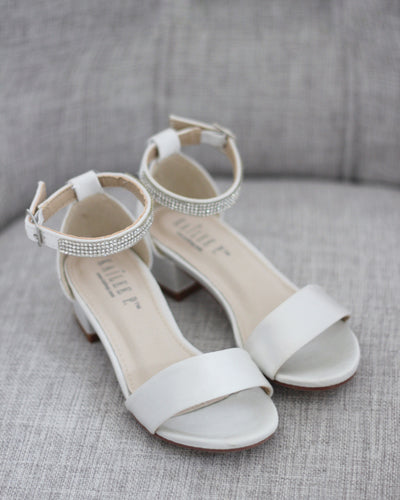 ivory heels sandals